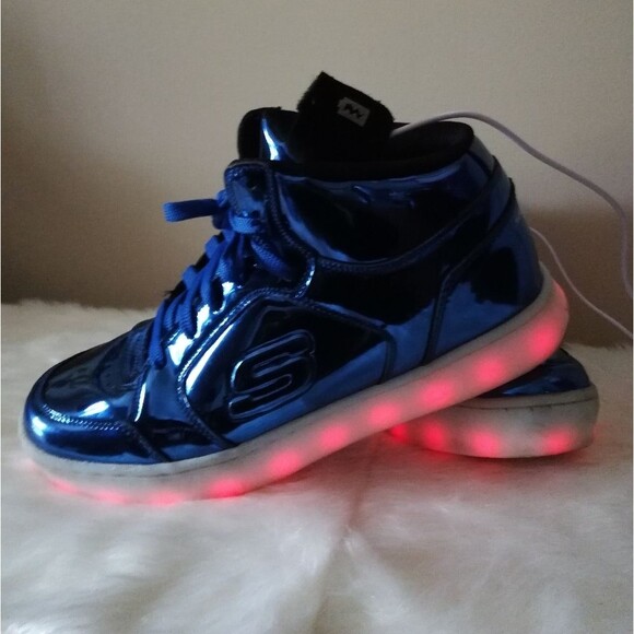 Boys Skechers Light Up High Tops - Picture 1 of 15
